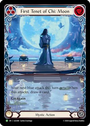 First Tenet of Chi: Moon (LGS300) Rainbow Foil - FaB Promos
