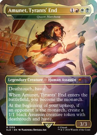 Queen Marchesa (Amunet, Tyrants' End) (1559) Rainbow Foil - Secret Lair Drop