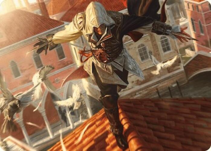 Ezio, Blade of Vengeance Art Card [Assassin's Creed Art Series] | Silver Goblin