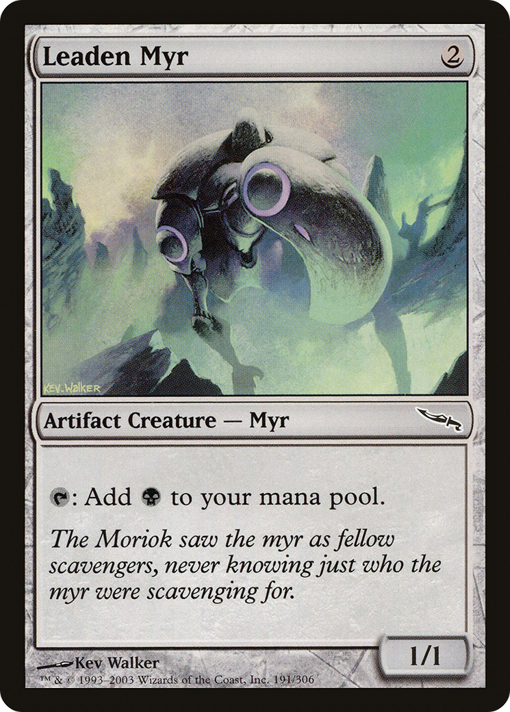 Leaden Myr [Mirrodin] | Silver Goblin