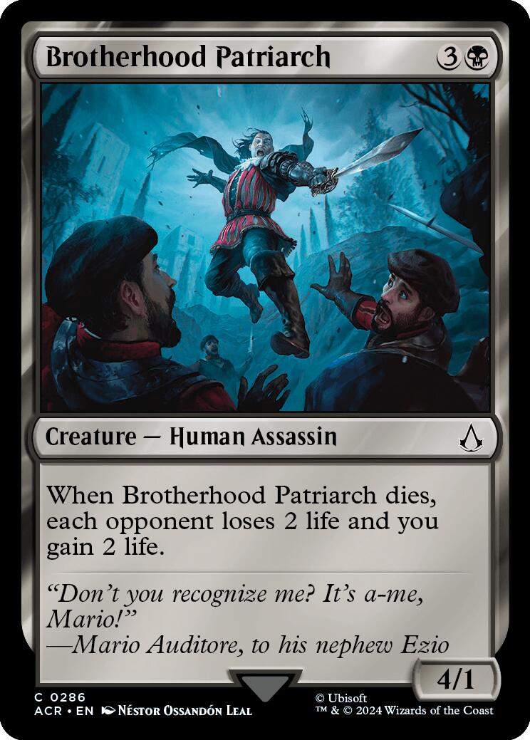 Brotherhood Patriarch [Assassin's Creed] | Silver Goblin