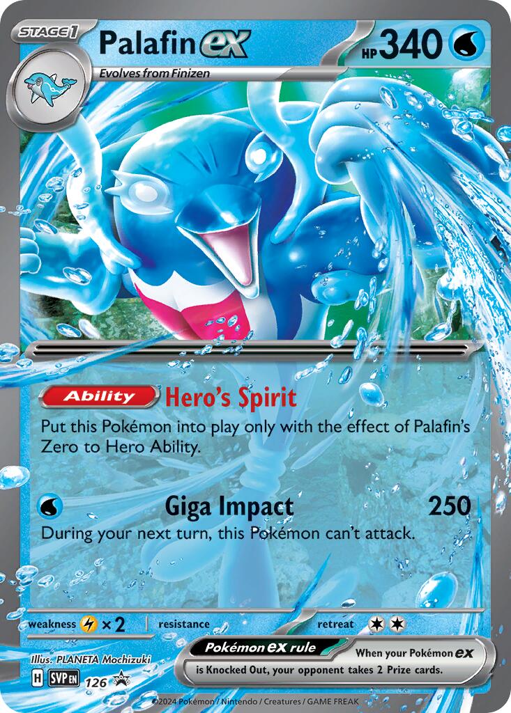 Palafin ex (126) [Scarlet & Violet: Black Star Promos] | Silver Goblin