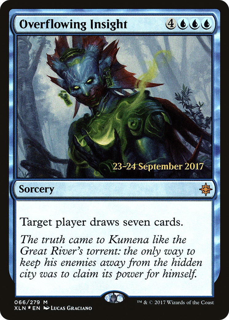 Overflowing Insight (066) Foil - Ixalan Promos