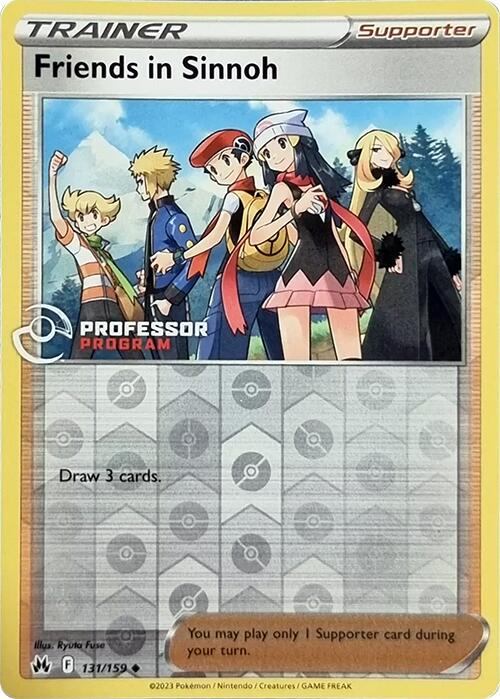 Friends in Sinnoh (131/159) (2023) [Professor Program Promos] | Silver Goblin