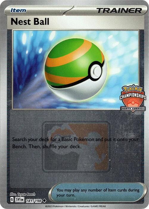 Nest Ball (181/198) (2024 North America Championships) [League & Championship Cards] | Silver Goblin