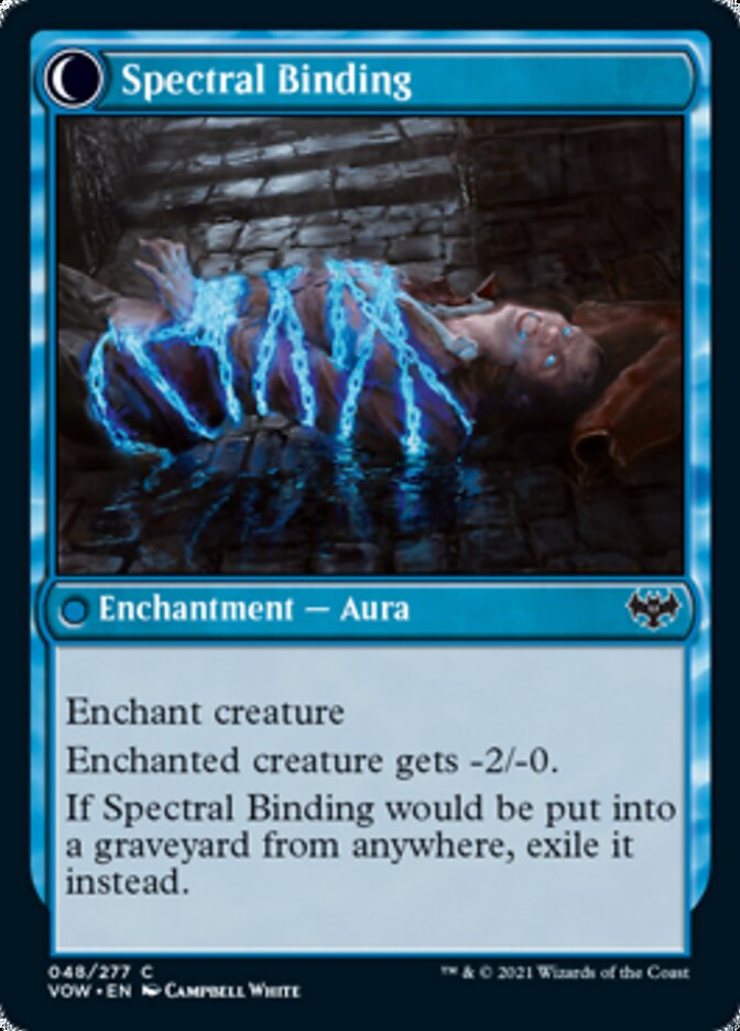 Binding Geist // Spectral Binding (048) Foil - Innistrad: Crimson Vow