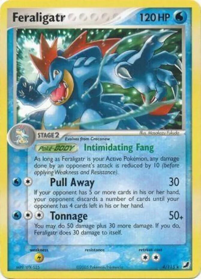 Feraligatr (4/115) (Theme Deck Exclusives) [EX: Unseen Forces] | Silver Goblin