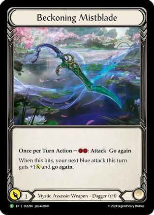 Beckoning Mistblade (LGS294) Cold Foil - FaB Promos