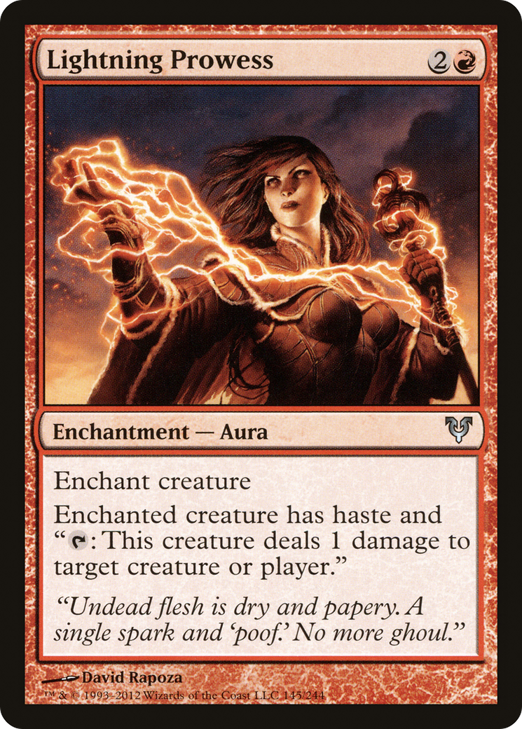 Lightning Prowess [Avacyn Restored] Foil
