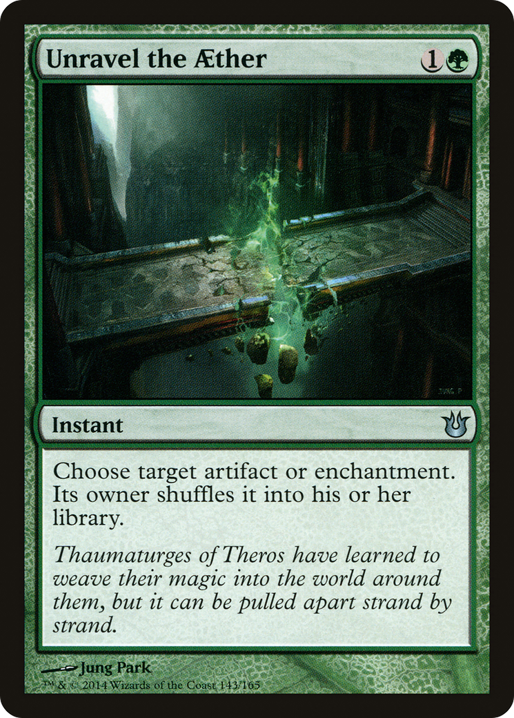 Unravel the Aether (143) Foil - Born of the Gods