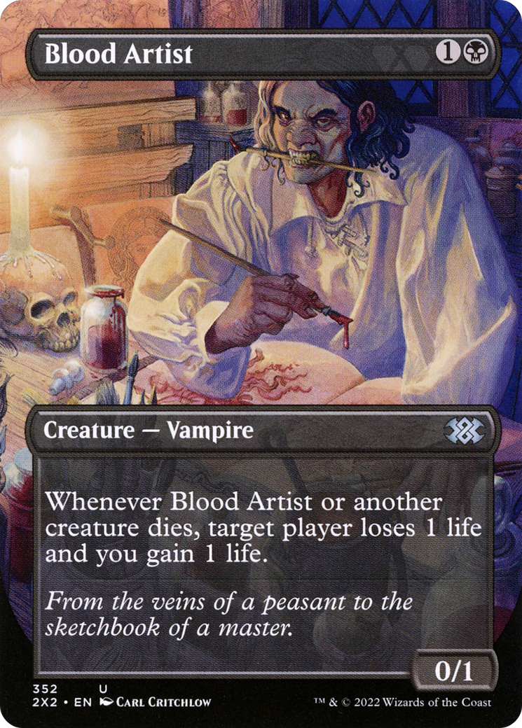 Blood Artist (Borderless Alternate Art) [Double Masters 2022]