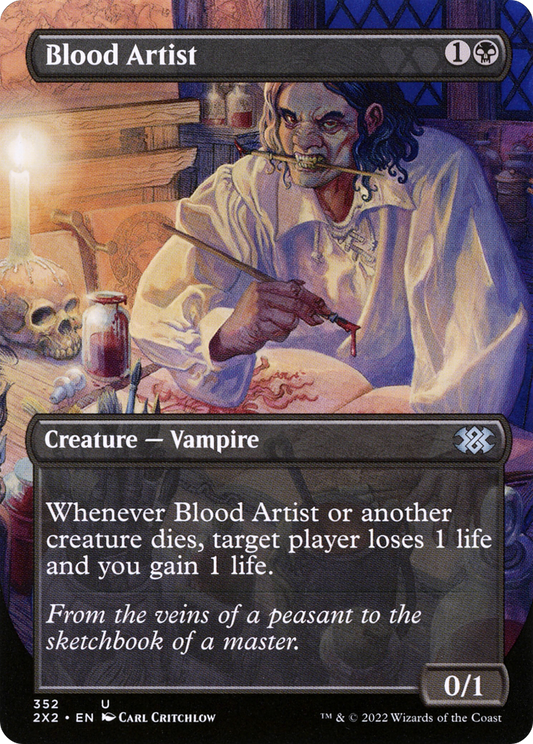 Blood Artist (Borderless Alternate Art) [Double Masters 2022]