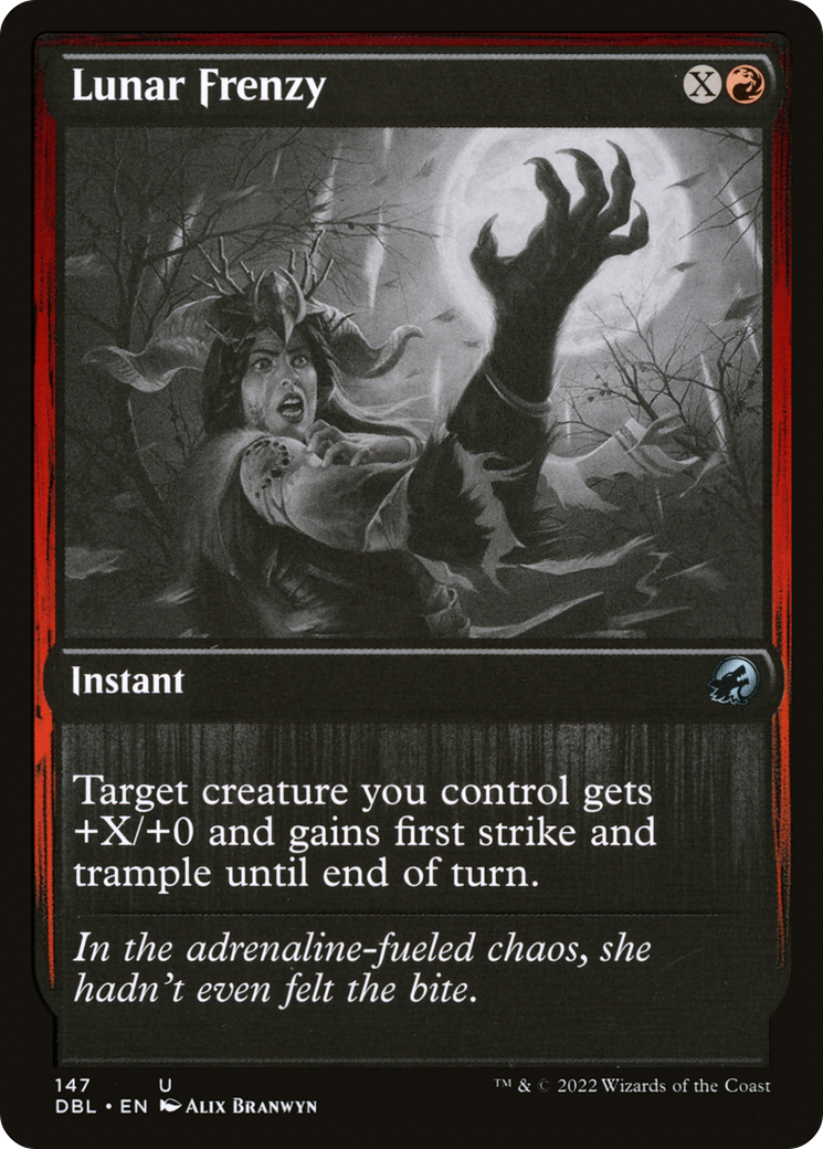 Lunar Frenzy (147) Foil - Innistrad: Double Feature