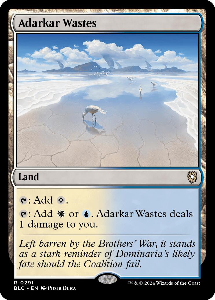 Adarkar Wastes [Bloomburrow Commander] | Silver Goblin