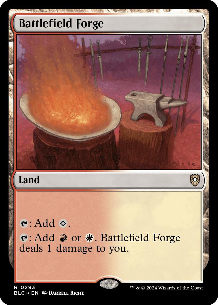 Battlefield Forge [Bloomburrow Commander] | Silver Goblin