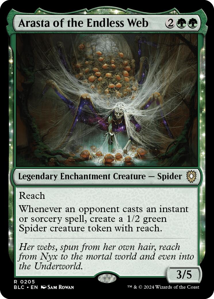 Arasta of the Endless Web [Bloomburrow Commander] | Silver Goblin