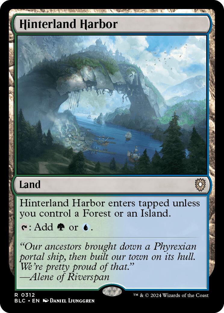 Hinterland Harbor [Bloomburrow Commander] | Silver Goblin