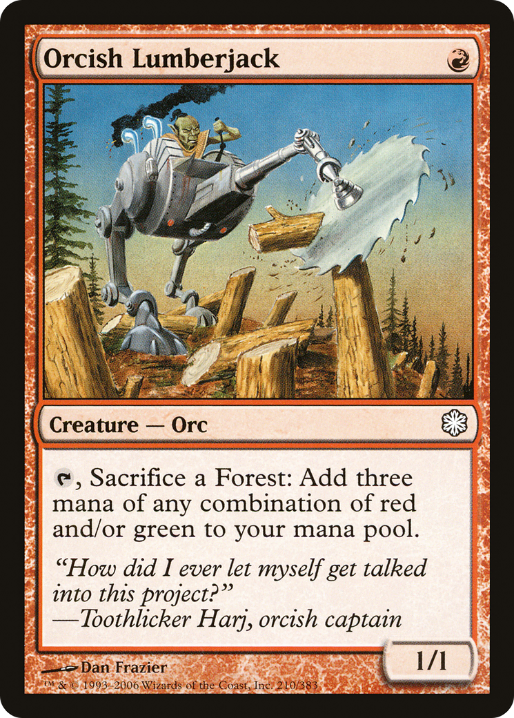 Orcish Lumberjack (210) - Coldsnap Theme Decks