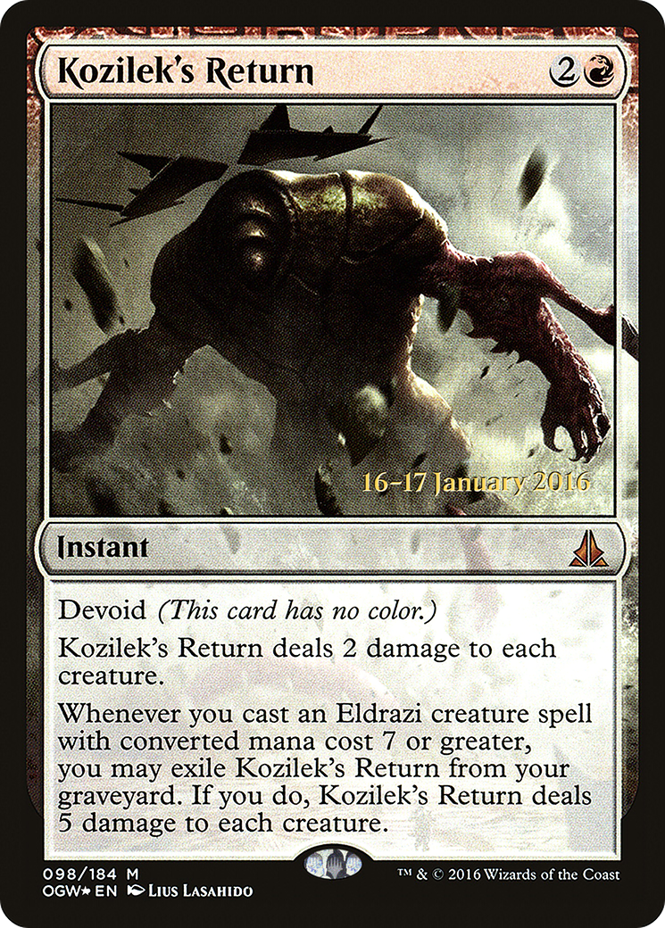 Kozilek's Return (098) Foil - Oath of the Gatewatch Promos