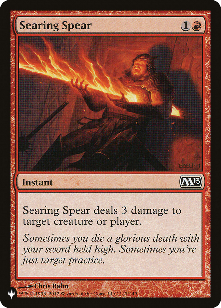 Searing Spear (147/249) - The List