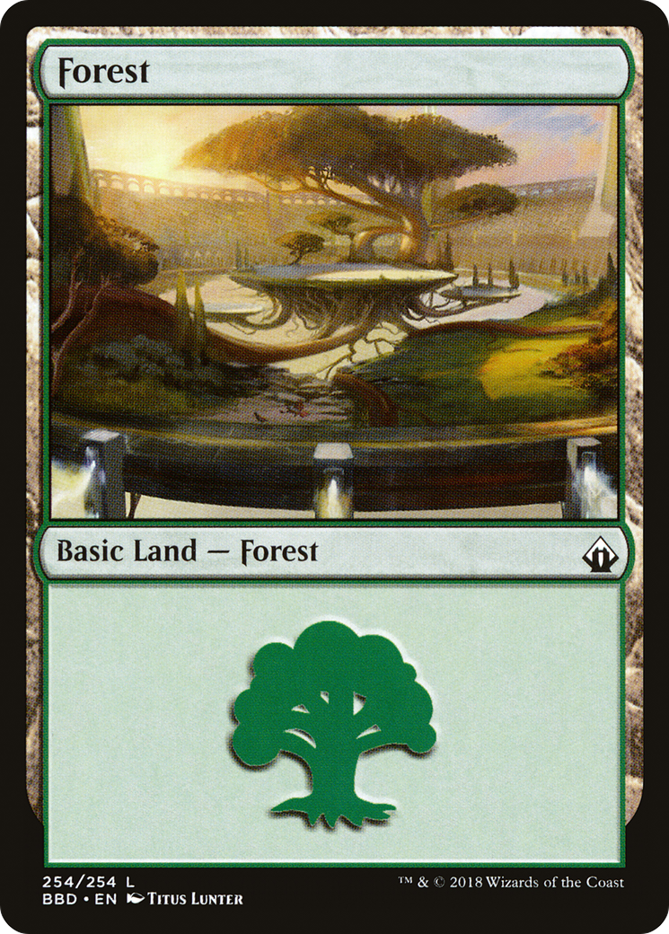 Forest (254) Foil - Battlebond