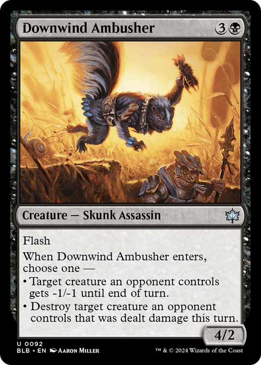 Downwind Ambusher [Bloomburrow] Foil