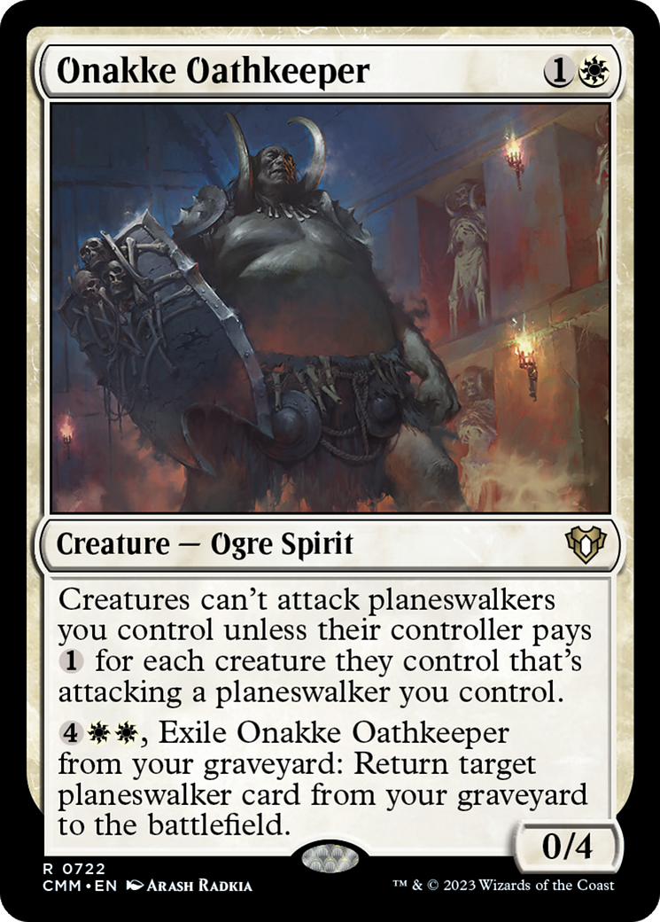 Onakke Oathkeeper [Commander Masters] | Silver Goblin