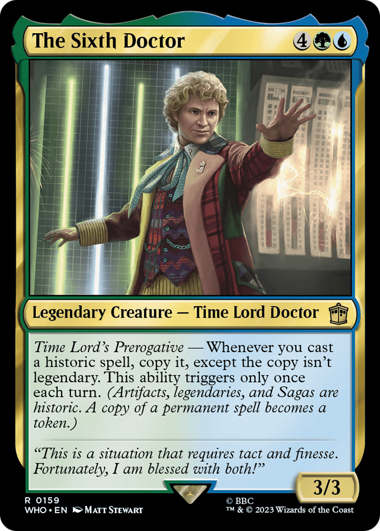 The Sixth Doctor [Doctor Who] | Silver Goblin