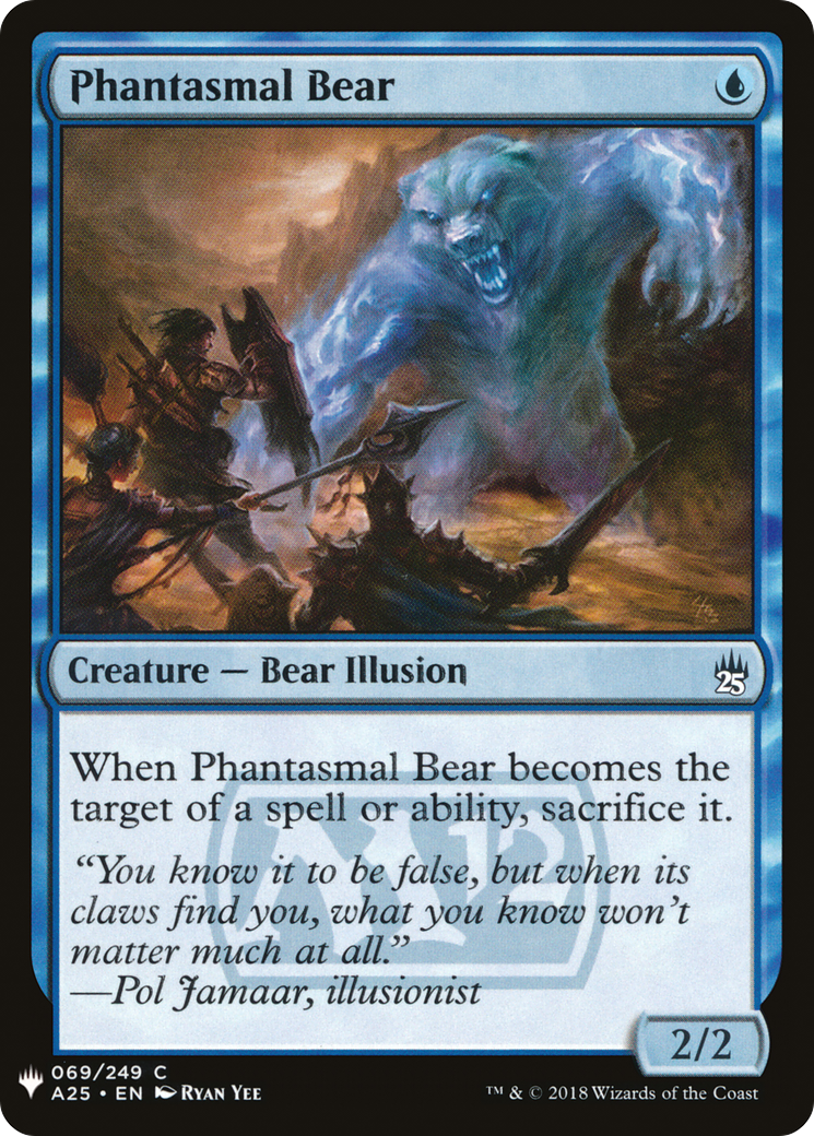 Phantasmal Bear [Mystery Booster] | Silver Goblin