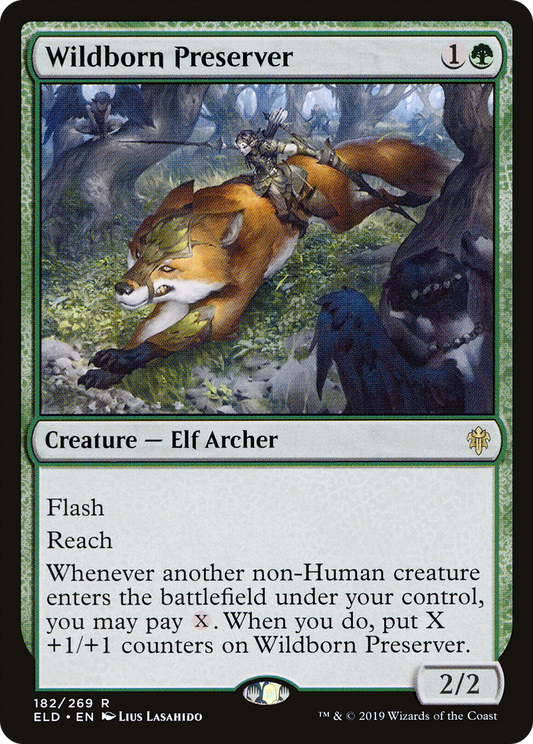 Wildborn Preserver (182) - Throne of Eldraine