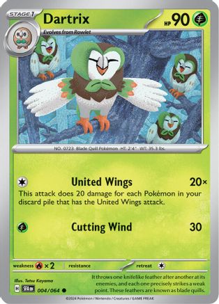 Dartrix (004/064) [Scarlet & Violet: Shrouded Fable] Reverse Holofoil