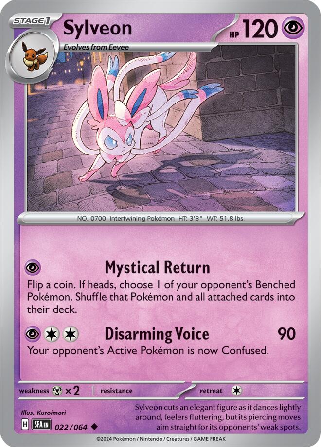 Sylveon (022/064) [Scarlet & Violet: Shrouded Fable] | Silver Goblin