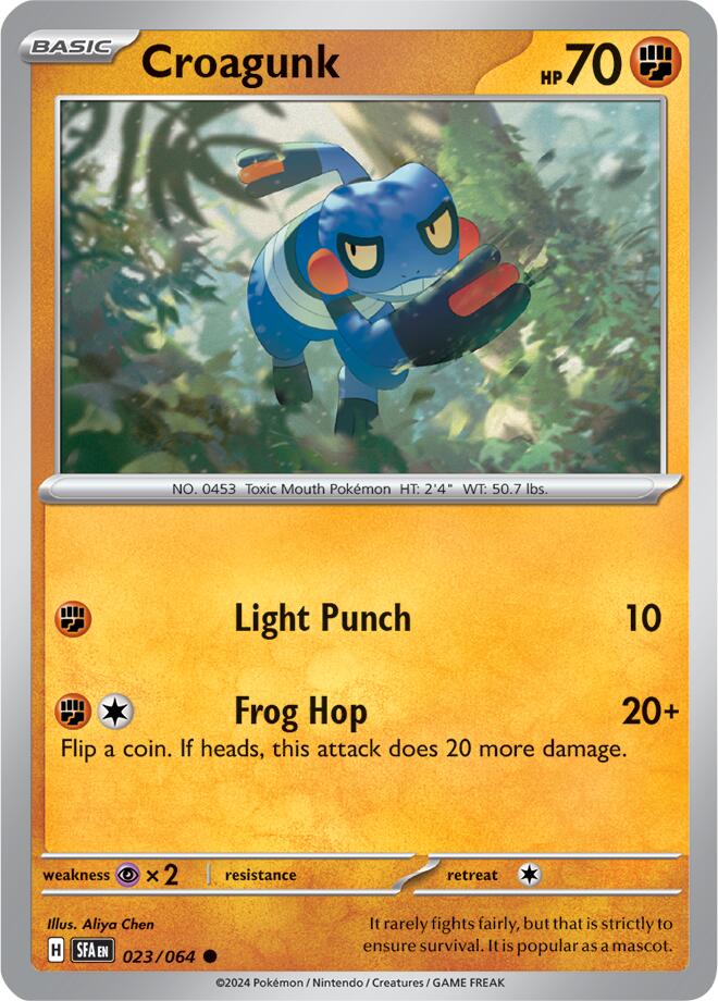 Croagunk (023/064) [Scarlet & Violet: Shrouded Fable] | Silver Goblin