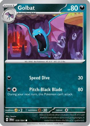 Golbat (028/064) [Scarlet & Violet: Shrouded Fable] Reverse Holofoil