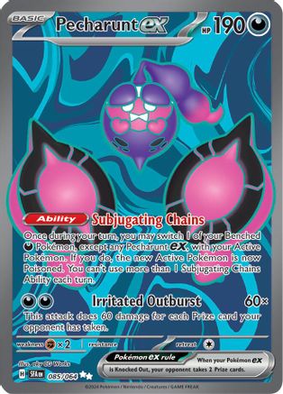 Pecharunt ex (085/064) [Scarlet & Violet: Shrouded Fable] | Silver Goblin