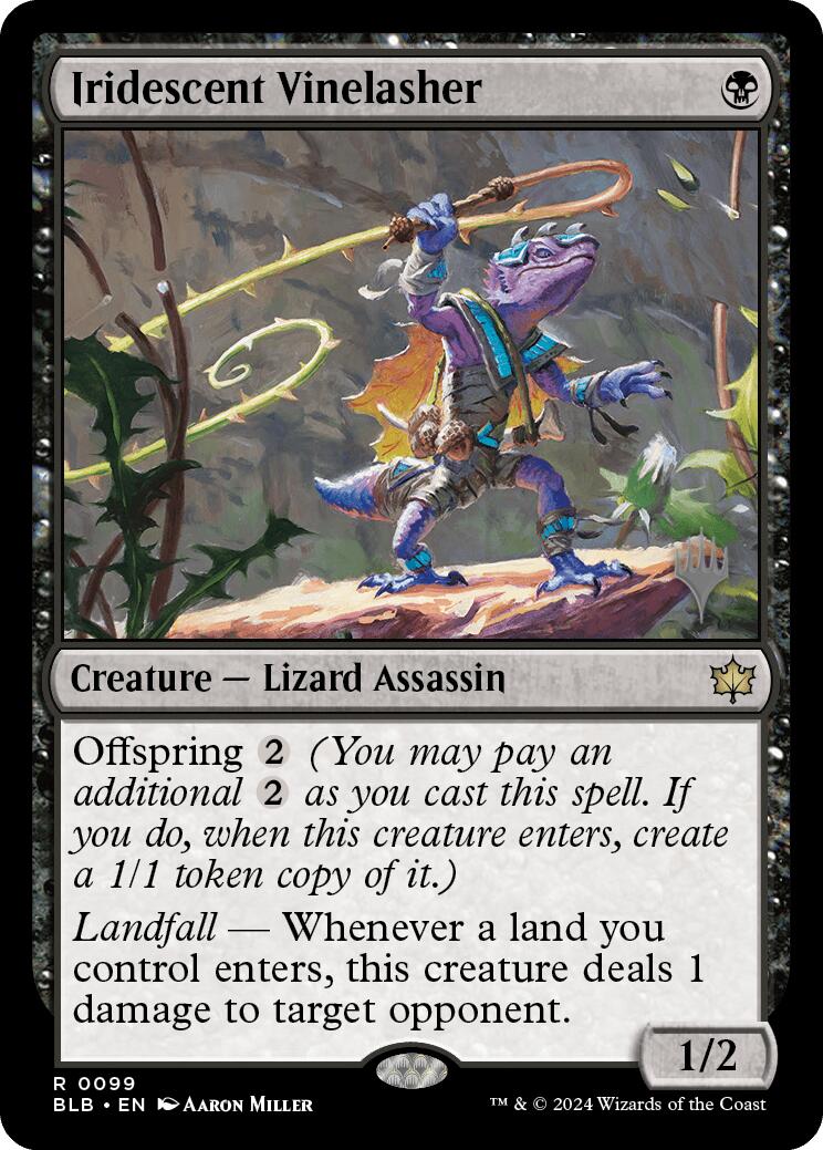 Iridescent Vinelasher (Promo Pack) [Bloomburrow Promos] | Silver Goblin