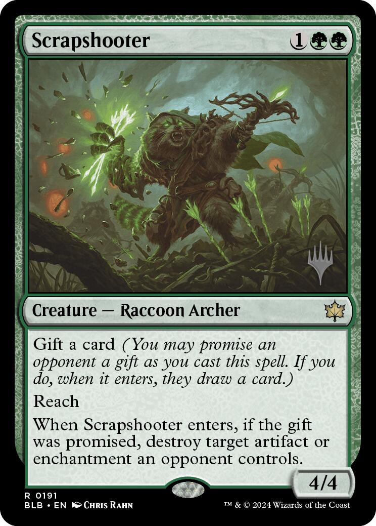 Scrapshooter (Promo Pack) [Bloomburrow Promos] | Silver Goblin