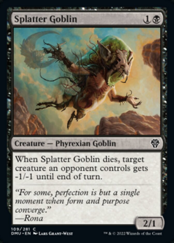 Splatter Goblin [Dominaria United] | Silver Goblin