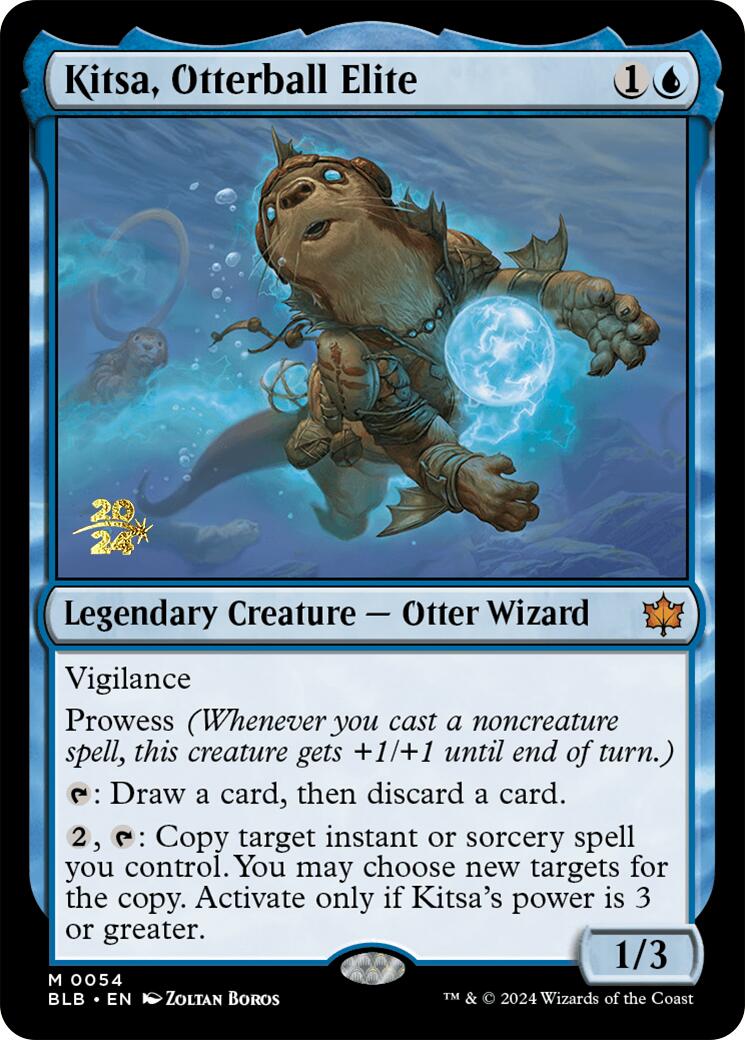 Kitsa, Otterball Elite [Bloomburrow Prerelease Promos] | Silver Goblin