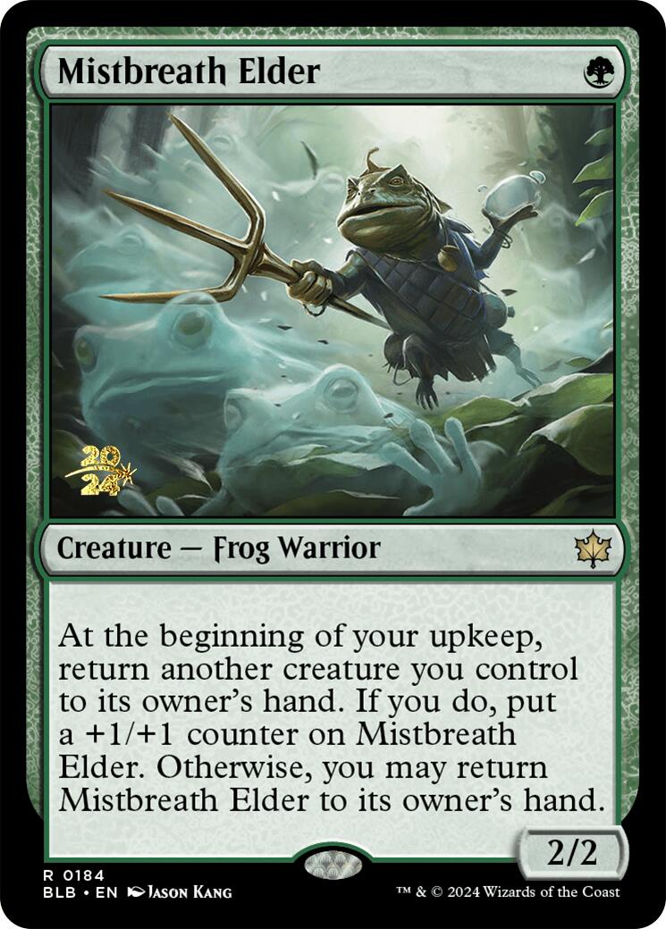 Mistbreath Elder [Bloomburrow Prerelease Promos] | Silver Goblin