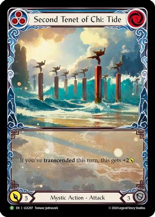 Second Tenet of Chi: Tide (LGS297) Rainbow Foil - FaB Promos