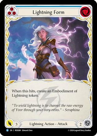 Lightning Form (Blue) (ROS084) Rainbow Foil - Rosetta