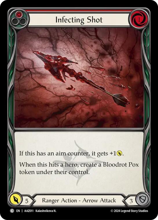 Infecting Shot (Red) [AAZ011] (Armory Deck: Azalea) | Silver Goblin