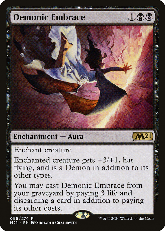 Demonic Embrace [Core Set 2021] Foil