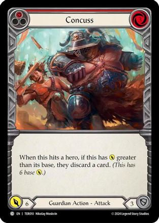 Concuss (Red) (TER010) - 1st Strike
