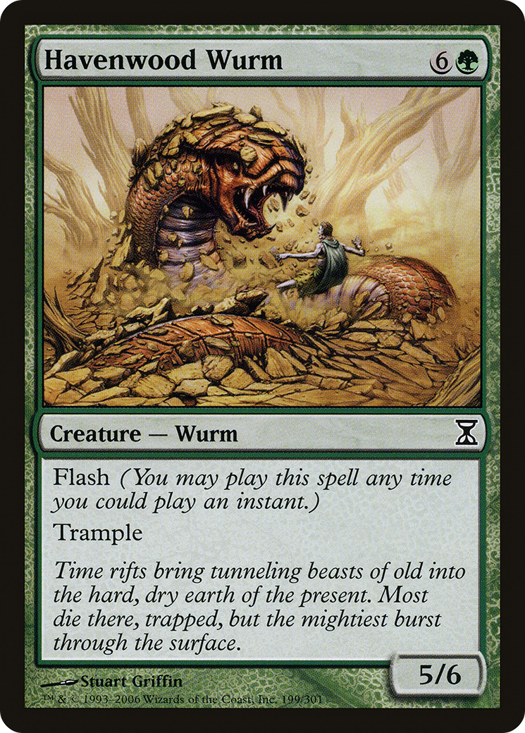 Havenwood Wurm (199) - Time Spiral