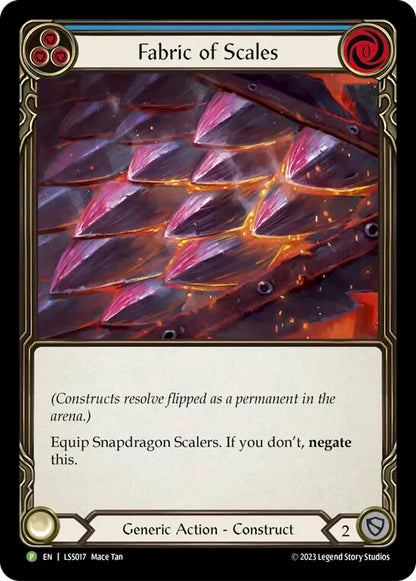 Fabric of Scales (LSS017) Cold Foil - FaB Promos