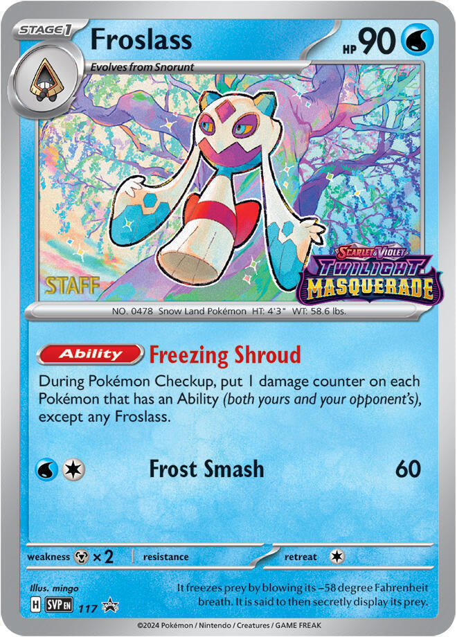 Froslass (117) (Staff) [Scarlet & Violet: Black Star Promos] | Silver Goblin