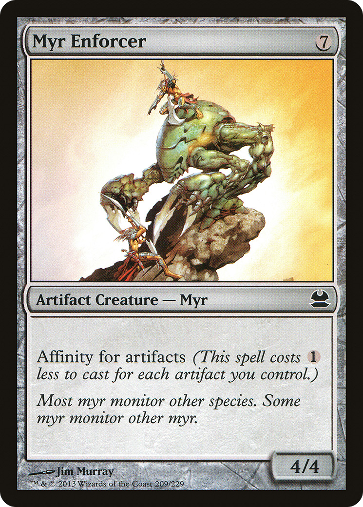 Myr Enforcer (209) Foil - Modern Masters