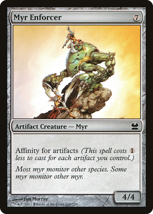 Myr Enforcer (209) Foil - Modern Masters